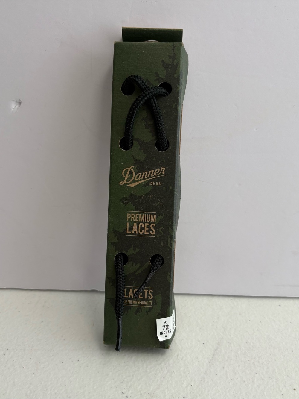 Danner Premium Laces 72 Inch Black Replacement Shoelaces New
